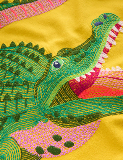 Superstitch T-Shirt-Zest Yellow Crocodile