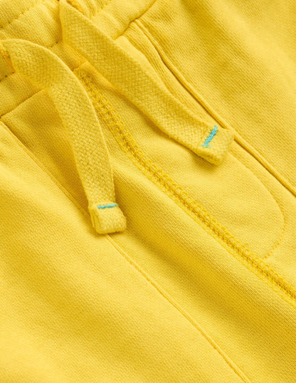 Garment Dye Sweatshorts-Pineapple Yellow