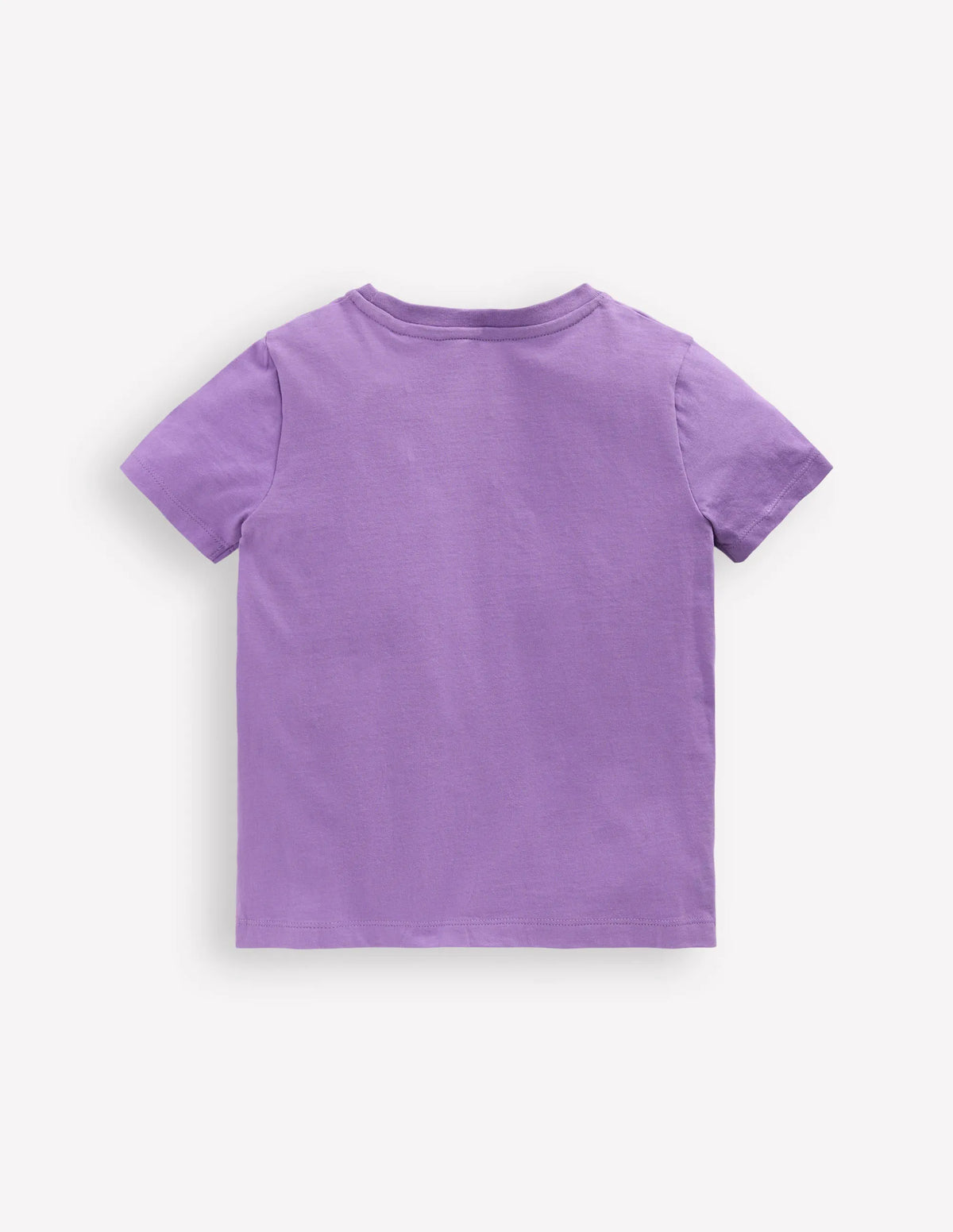 Zip Applique T-shirt-Aster Purple Chameleon