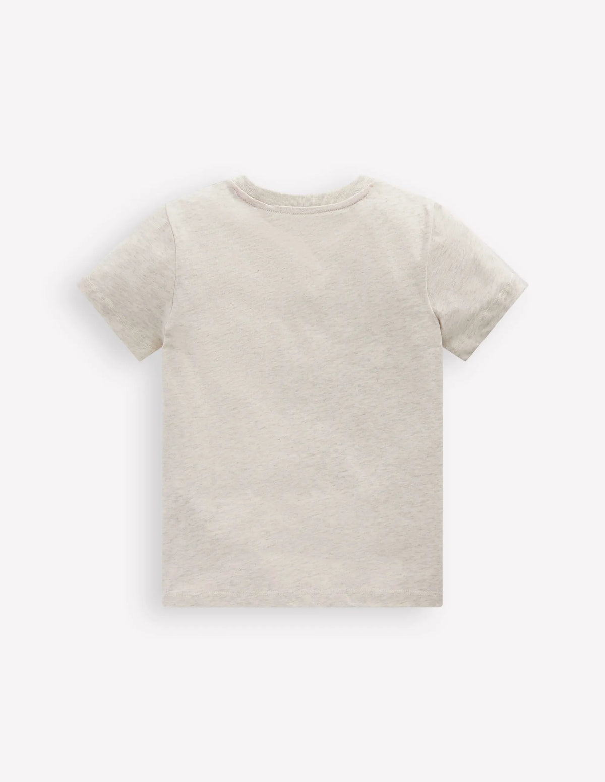 Short Sleeve Graphic T-shirt-Oatmeal Marl Silly Vehicles