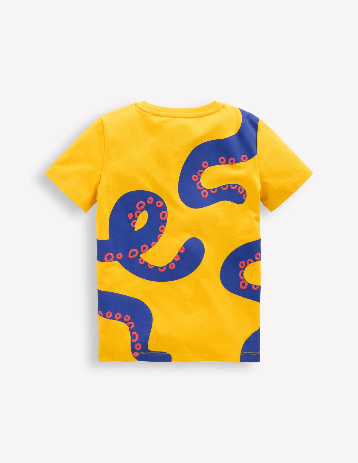 Fun Graphic T-shirt-Pineapple Yellow Octopus
