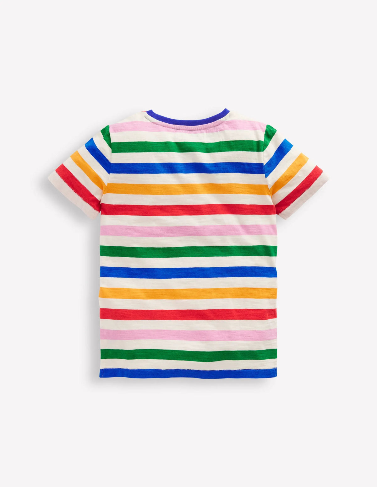 Everyday Short Sleeve T-Shirt-Rainbow Stripe