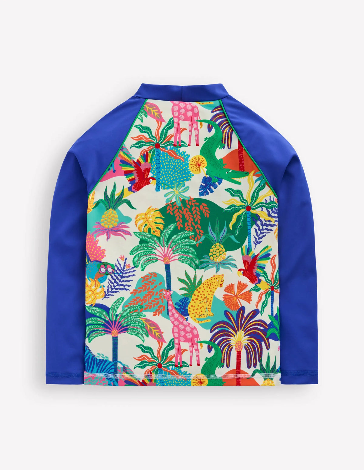 Logo Rash Vest-Ivory Multi Jungle