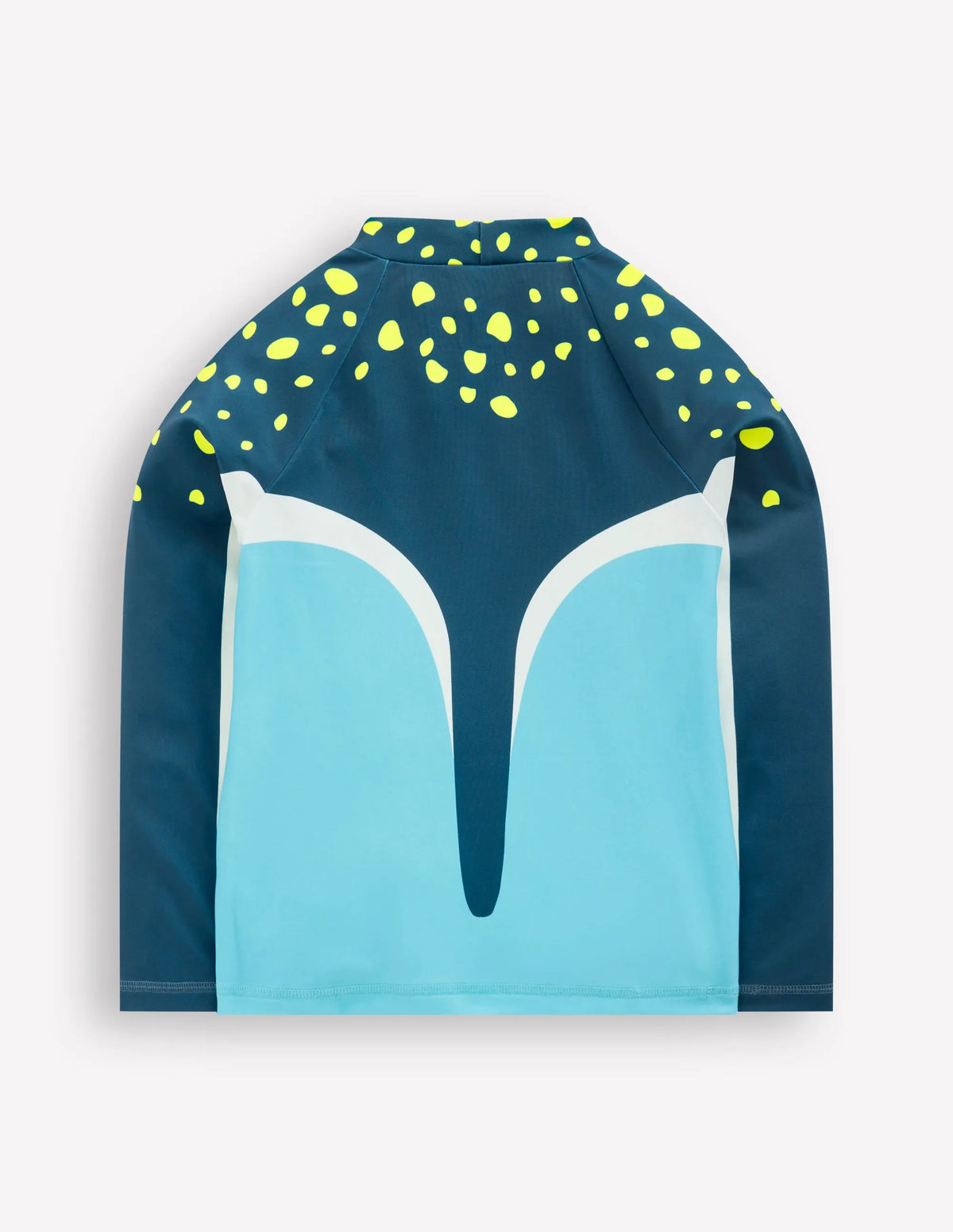 Logo Rash Vest-Caribbean Blue Stingray