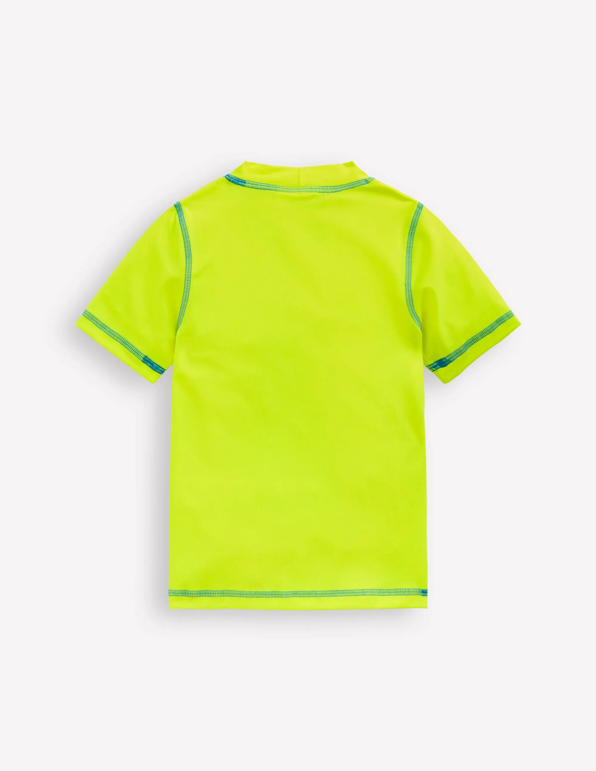 Short Sleeve Rash Vest-Acid Yellow