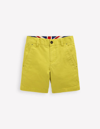 Classic Chino Shorts-Pineapple Yellow