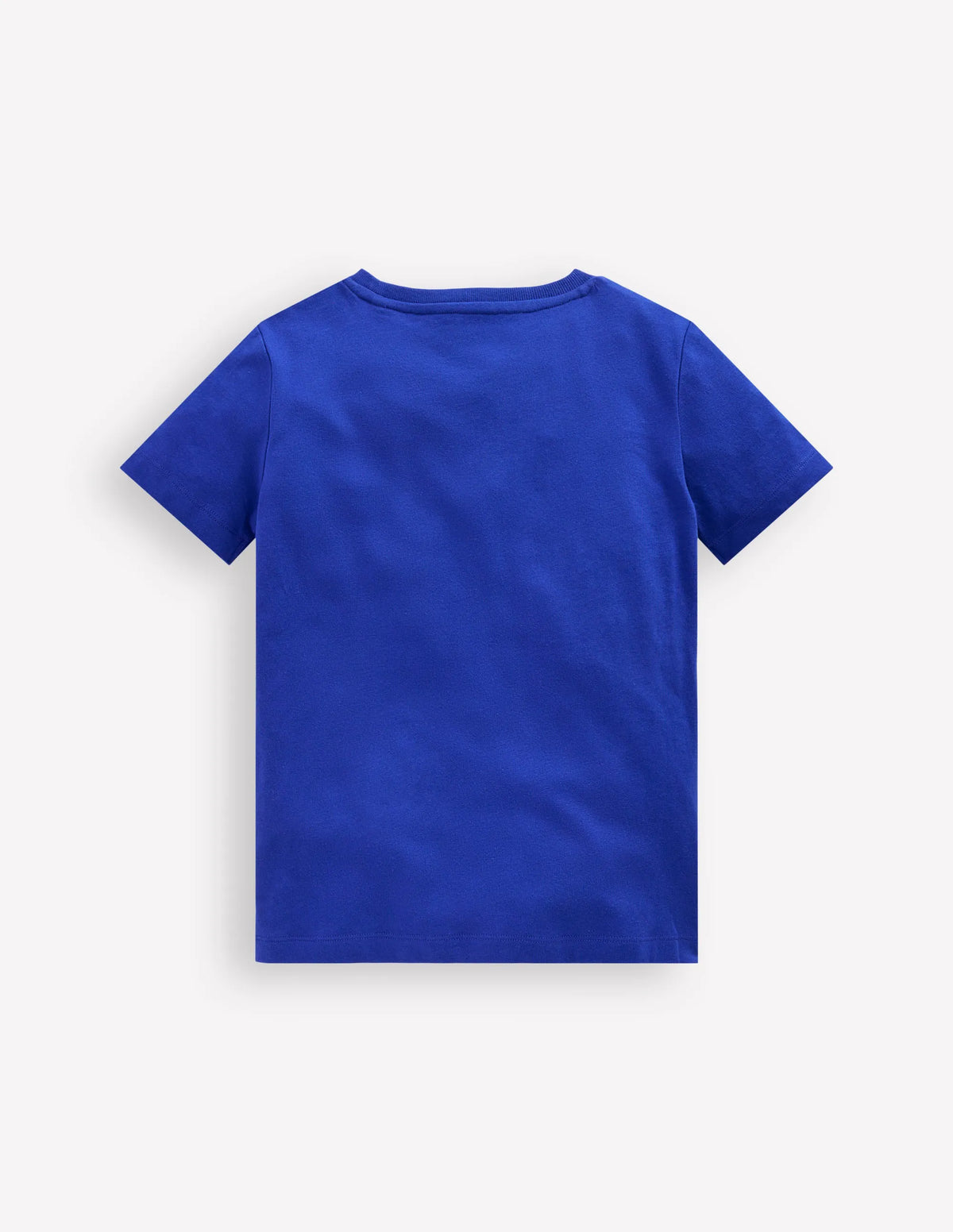 Short Sleeve Bouclé T-shirt-Bright Blue Turtles