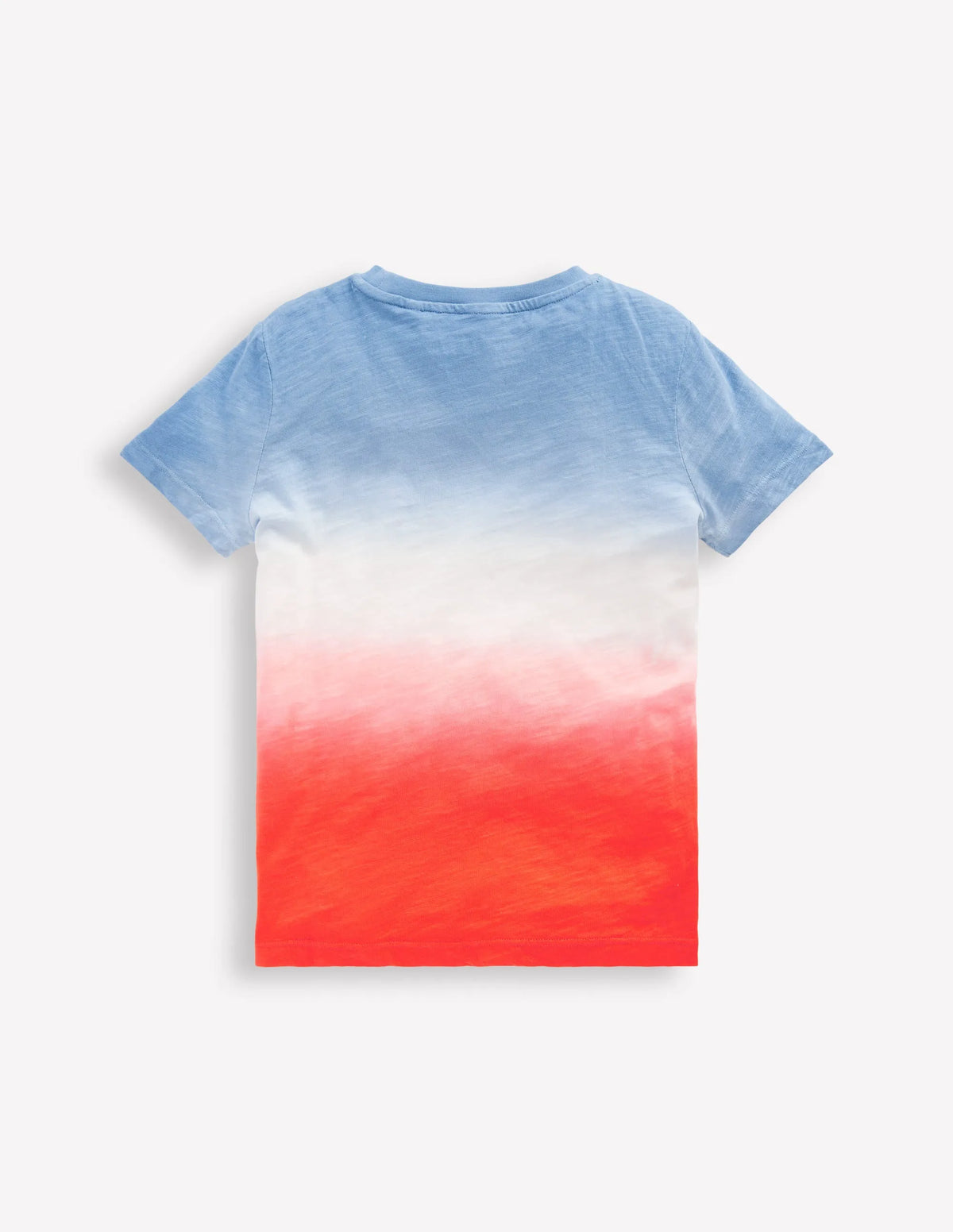 Tie Dye T-shirt-Glacier Blue and Sunset Orange