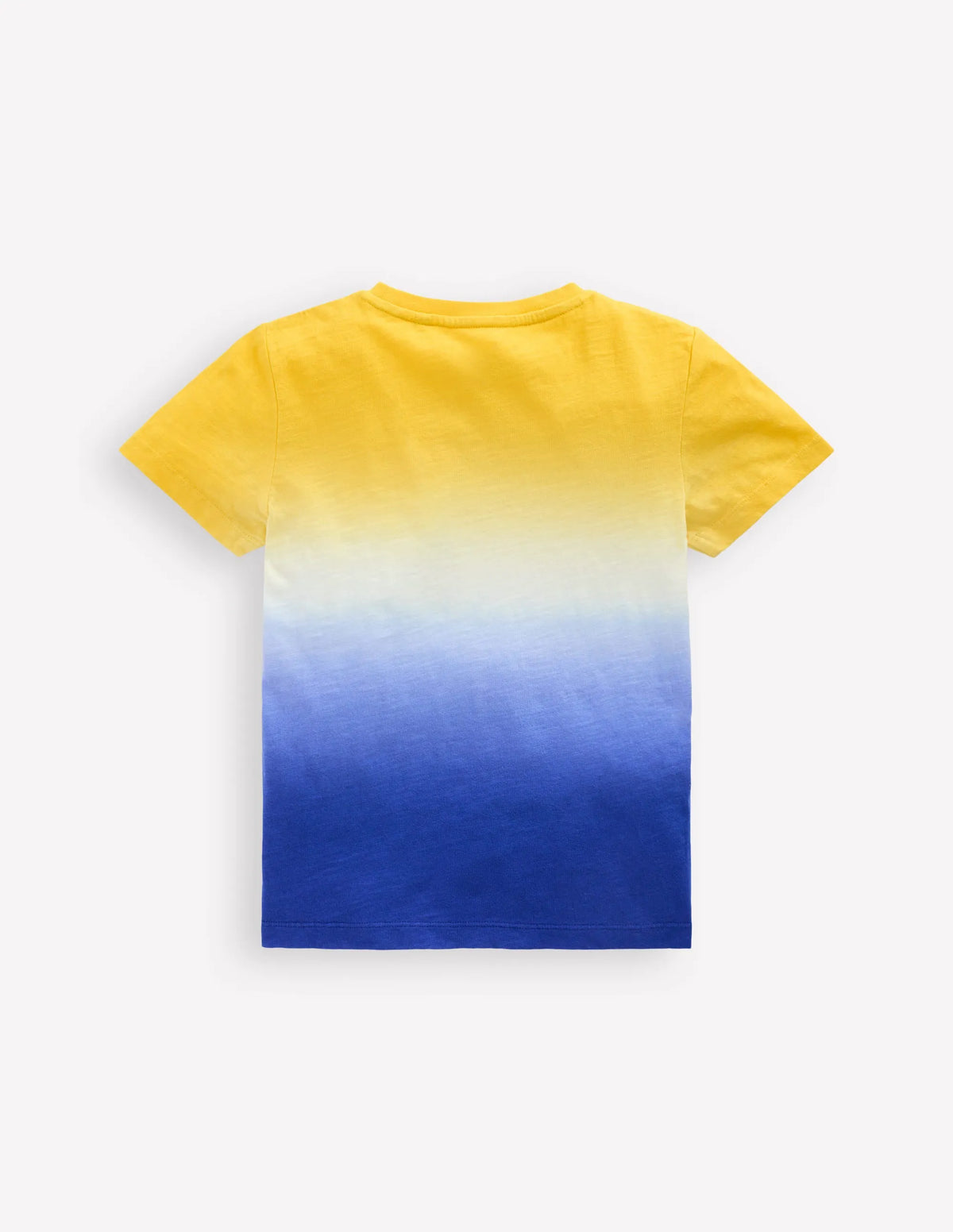 Tie Dye T-shirt-Pineapple Yellow/ Bright Blue