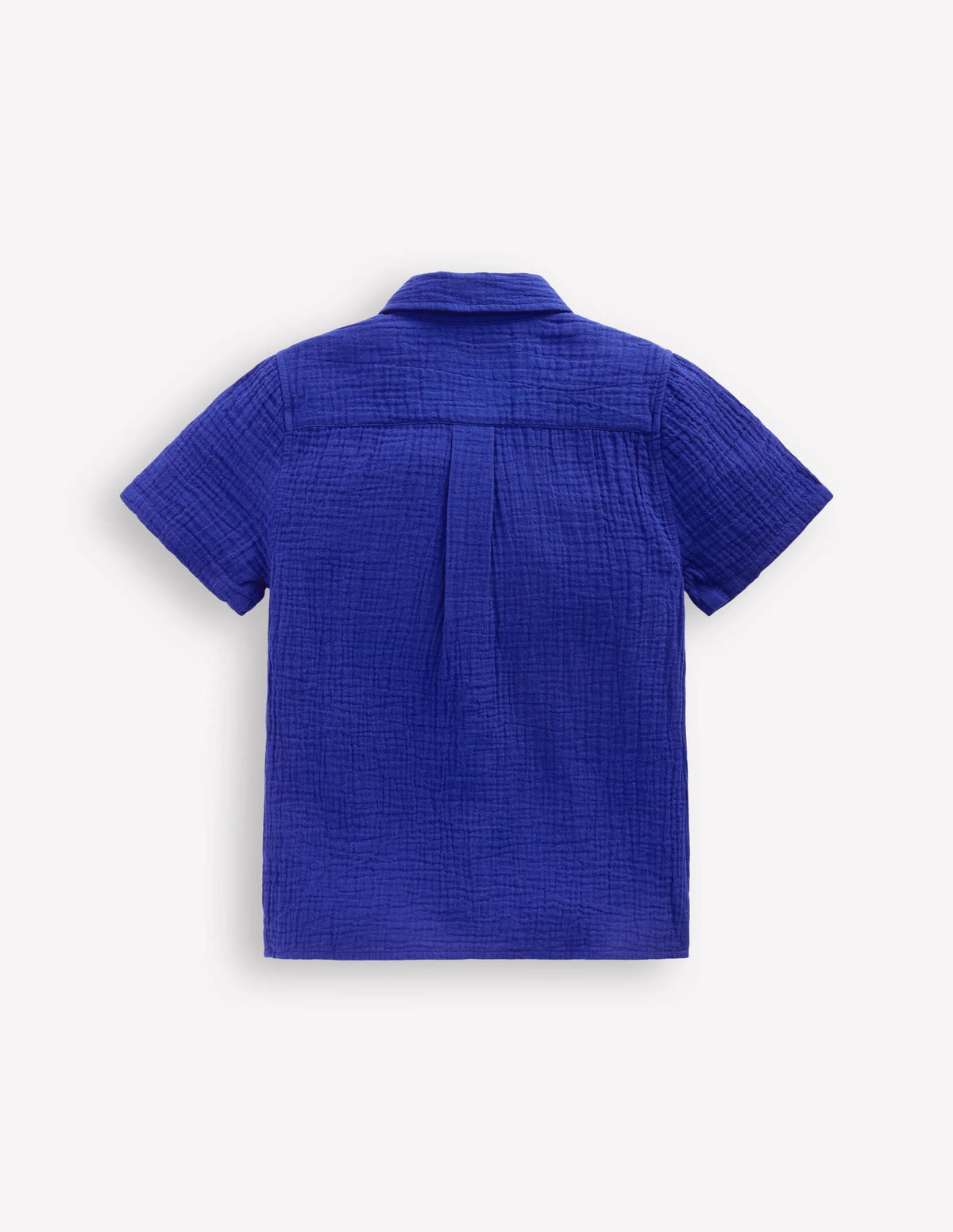 Double Cloth Shirt-Bright Blue
