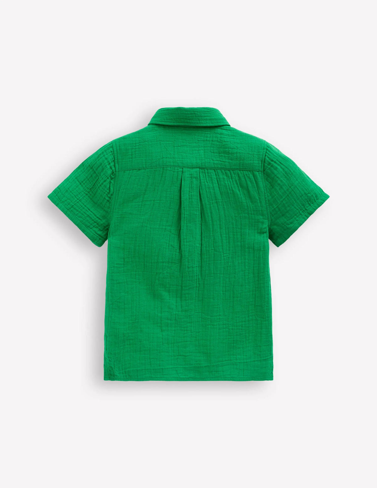 Double Cloth Shirt-Rich Emerald