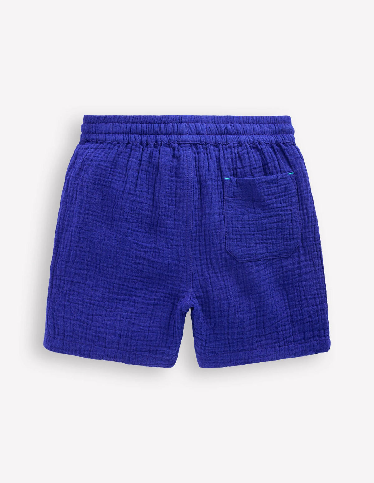 Double Cloth Shorts-Bright Blue