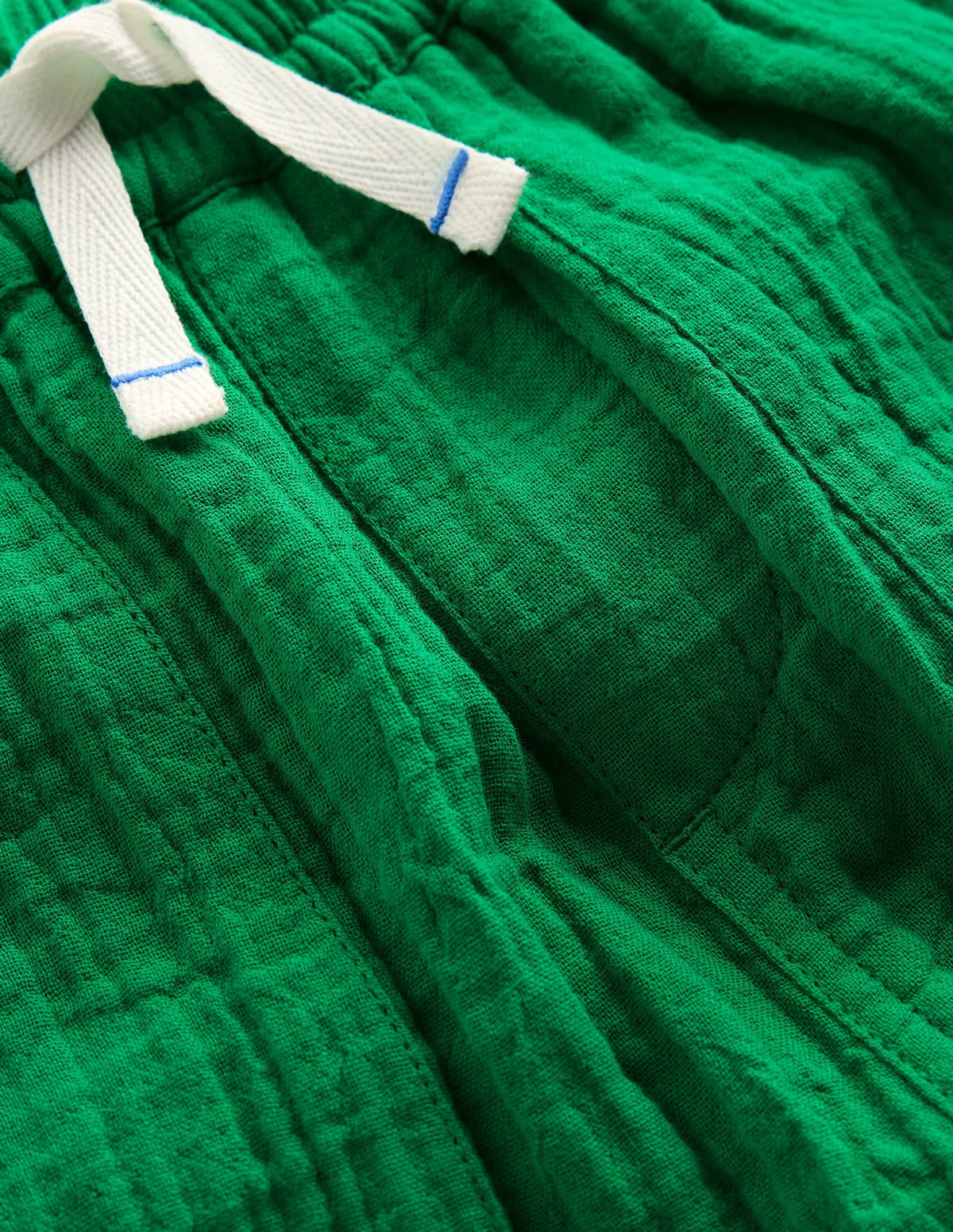 Double Cloth Shorts-Rich Emerald
