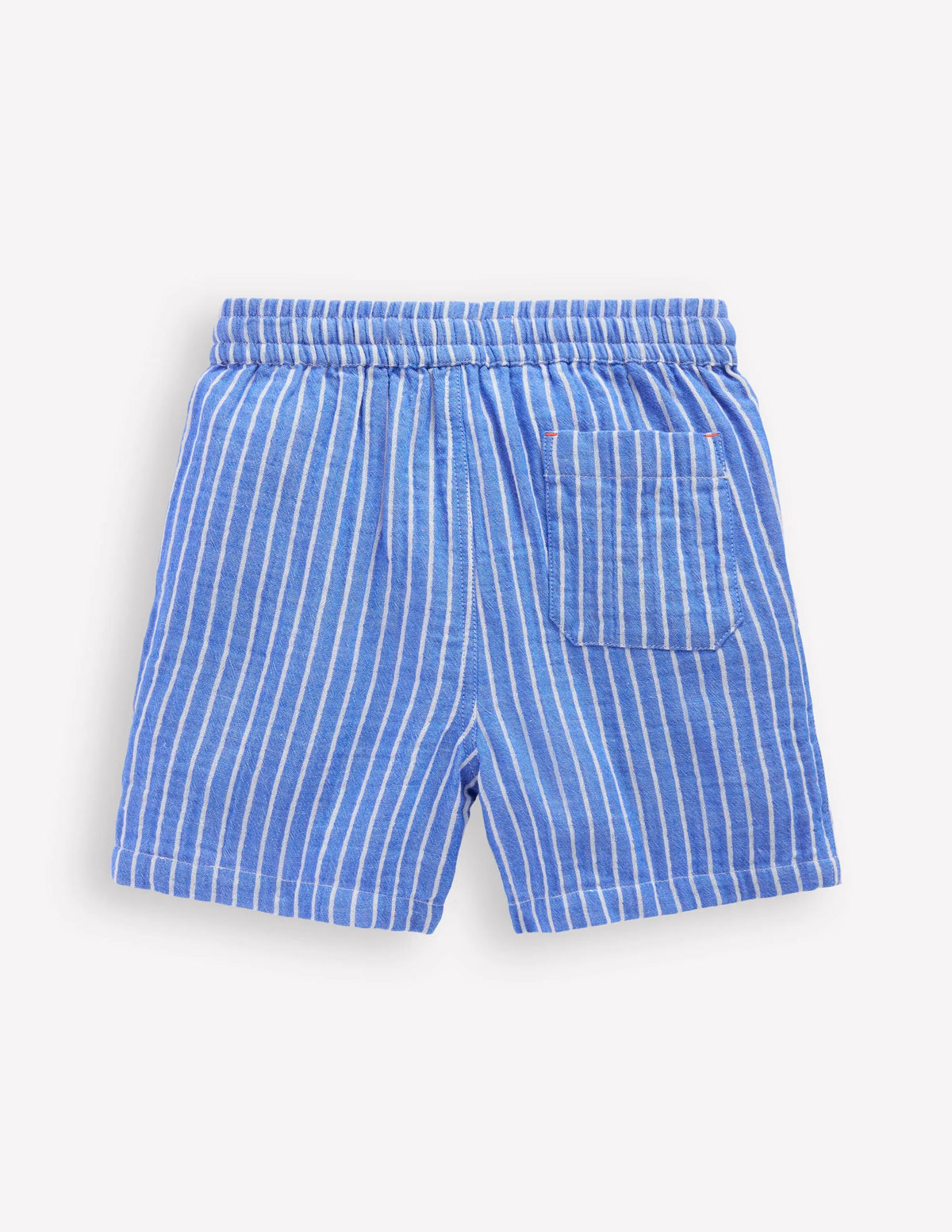 Double Cloth Shorts-Campanula Ticking