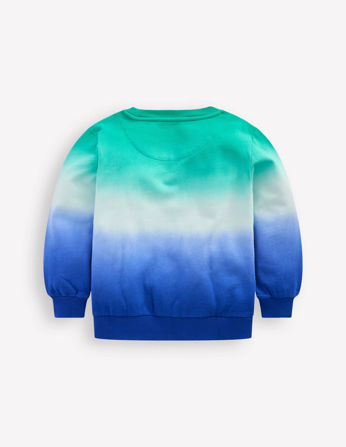 Tie Dye Sweatshirt-Bright Blue/ Aquamarine Blue