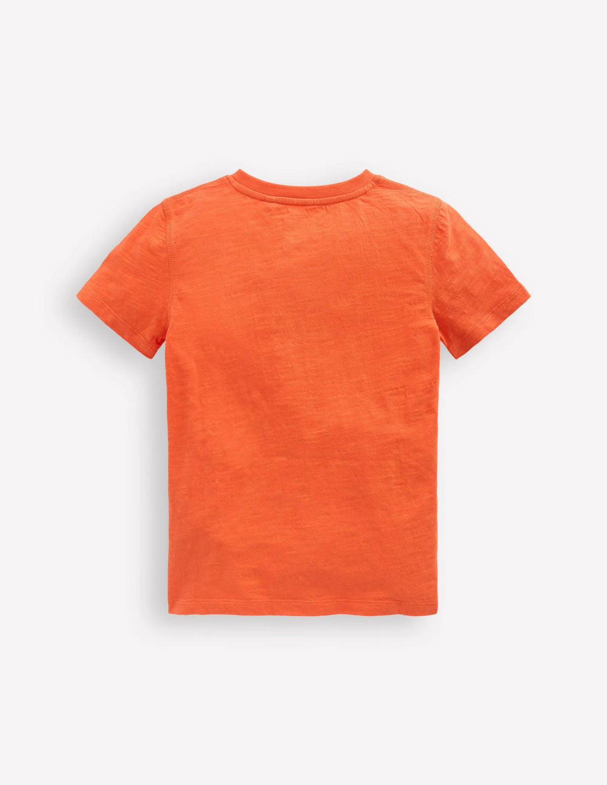 Short Sleeve Henley T-Shirt-Orange