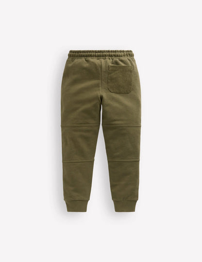 Warrior Knee Joggers-Woodland Green Cord