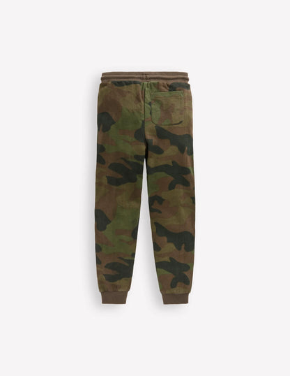 Printed Comfy Sweatpants-Camo