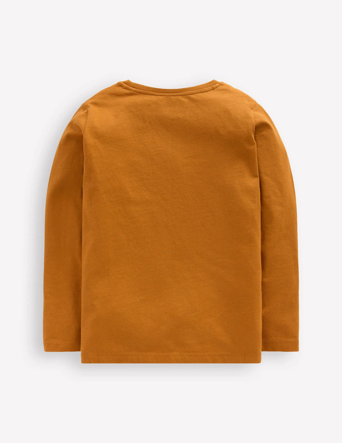 Long Sleeve Bouclé T-shirt-Toffee Brown Squirrel
