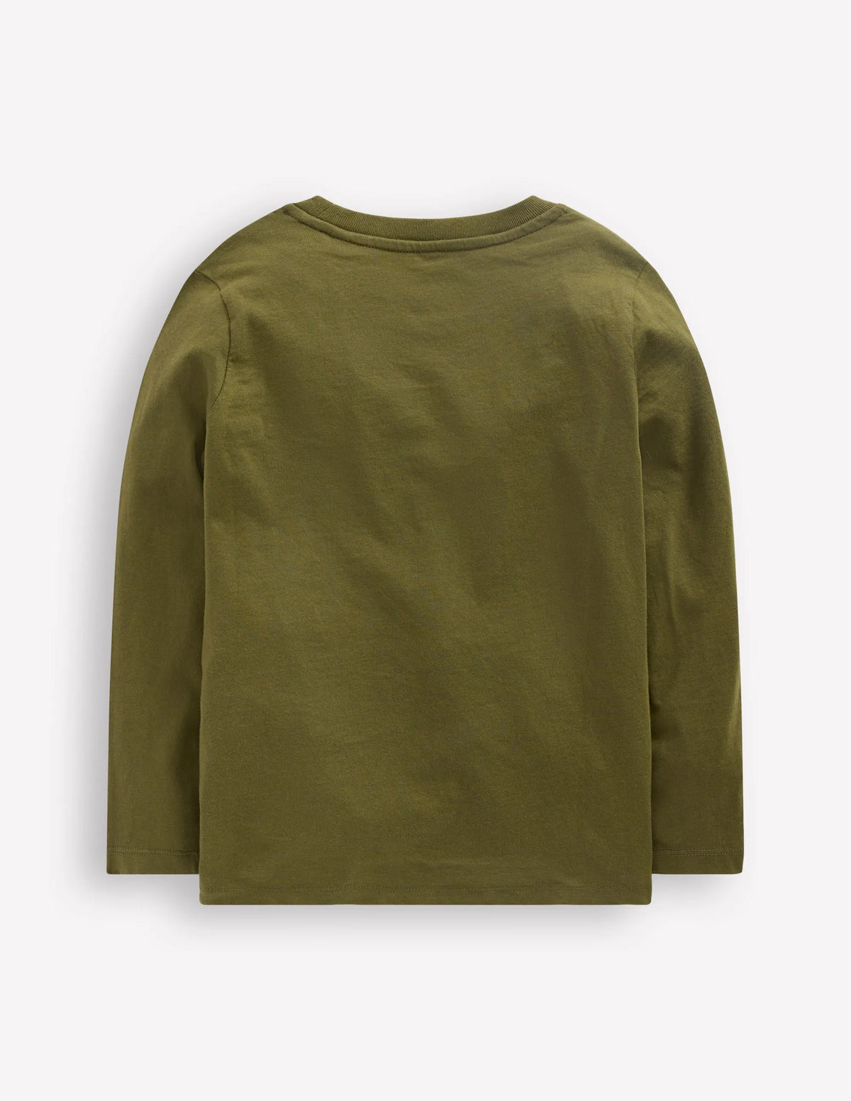 Long Sleeve Bouclé T-shirt-Winter Moss Deer