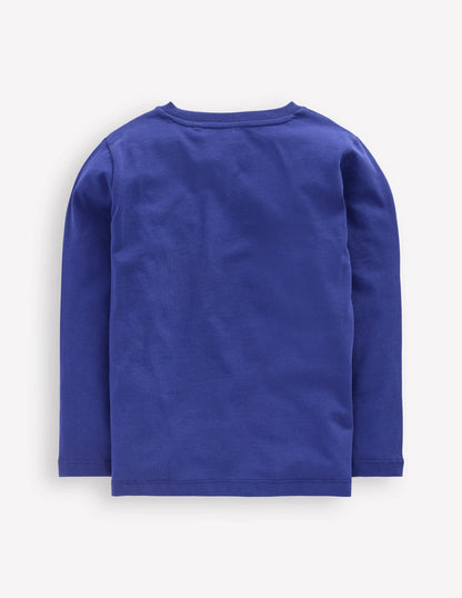 Long Sleeve Glow T-shirt-Medieval Animals of the dark