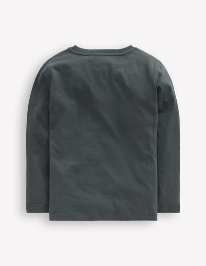 Long Sleeve Glow T-shirt-Smoke Astronomy