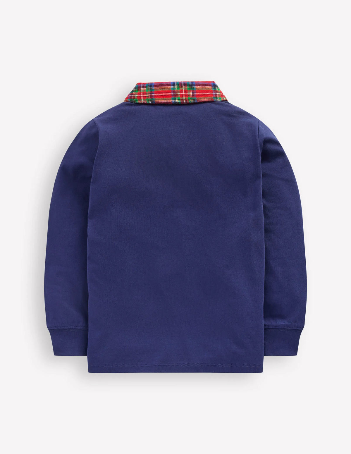 Long Sleeve Smart Polo Shirt-French Navy