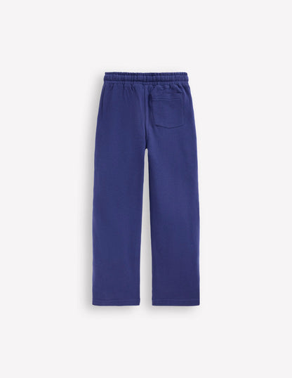 Straight Leg Joggers-Navy