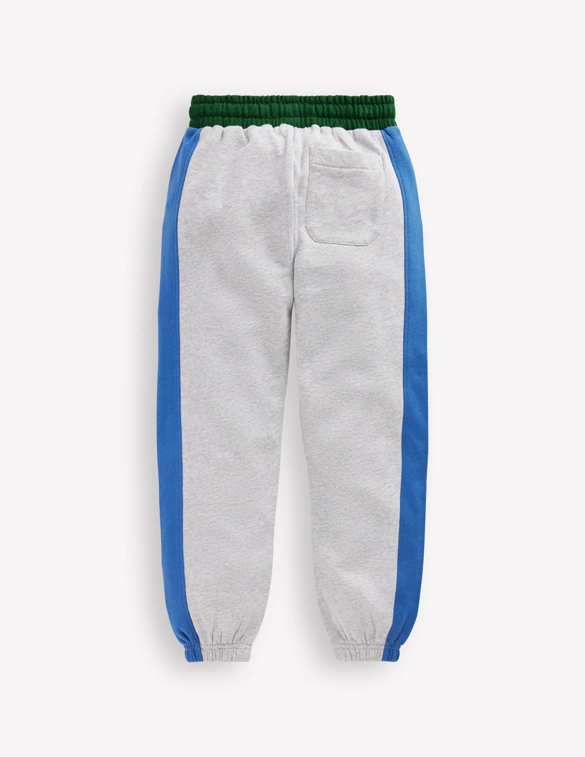 Colourblock Cuffed Joggers-Grey Colourblock