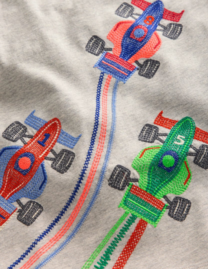 Longsleeve Superstitch T-shirt-Racing Cars