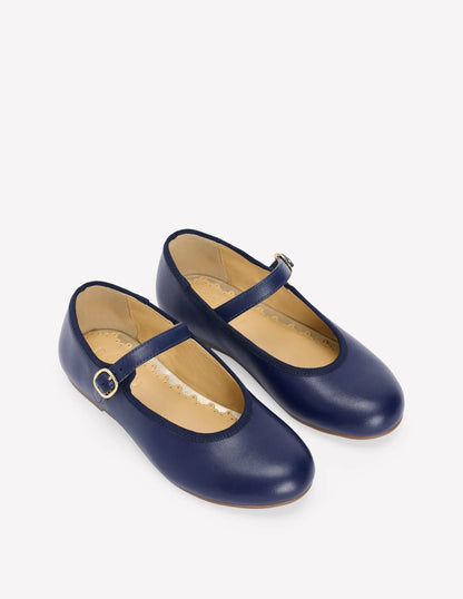 Mary Jane Shoes-Navy