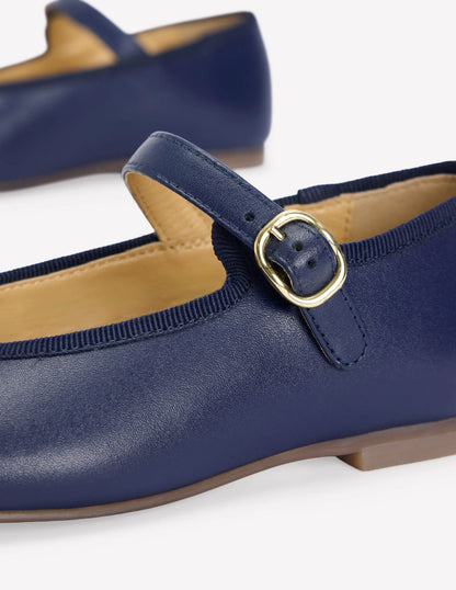 Mary Jane Shoes-Navy
