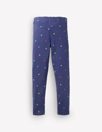 Everyday Fun Leggings-Starboard Blue Confetti Spot