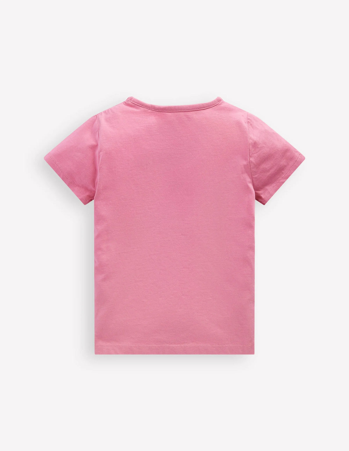 Short Sleeve Appliqué T-shirt-Formica Pink Stationary Pets