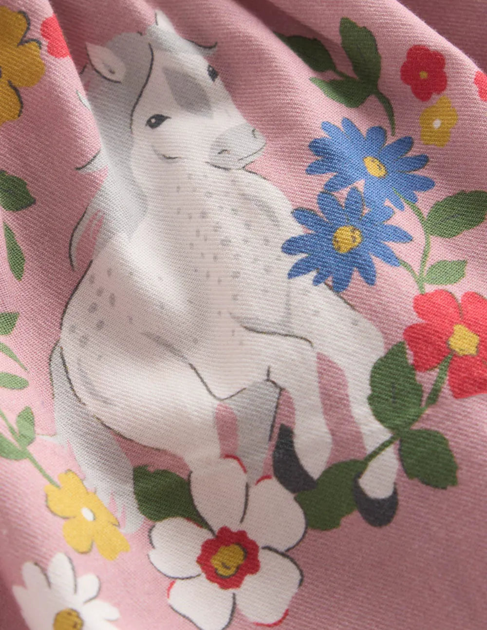 Madeline Long Sleeve Dress-Formica Pink Horses