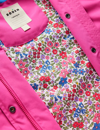 Waterproof Fisherman's Jacket-Raspberry Pink