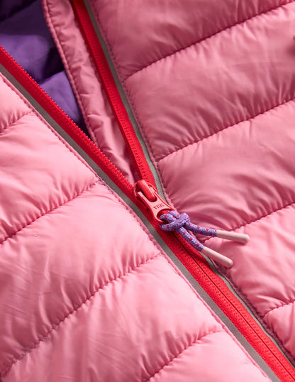 Pack-away Padded Jacket-Pink