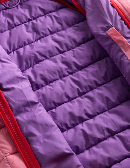 Pack-away Padded Jacket-Pink
