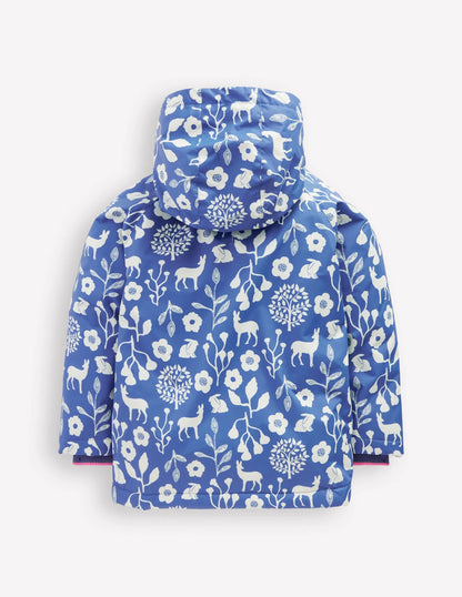 Sherpa Lined Anorak-Bluejay Woodland