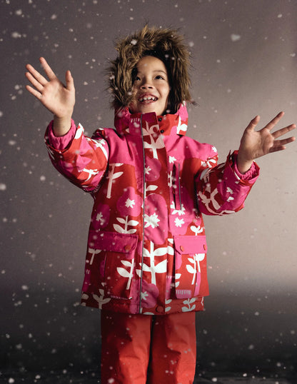 All-Weather Waterproof Coat-Giant Pink