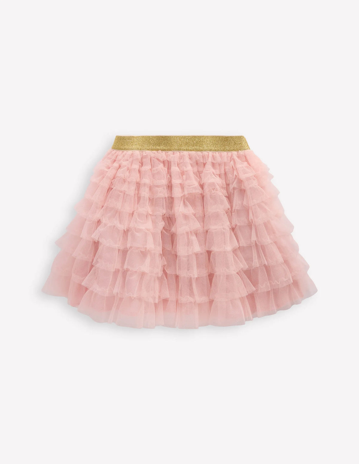 Tiered Tulle Skirt-Chalk Pink