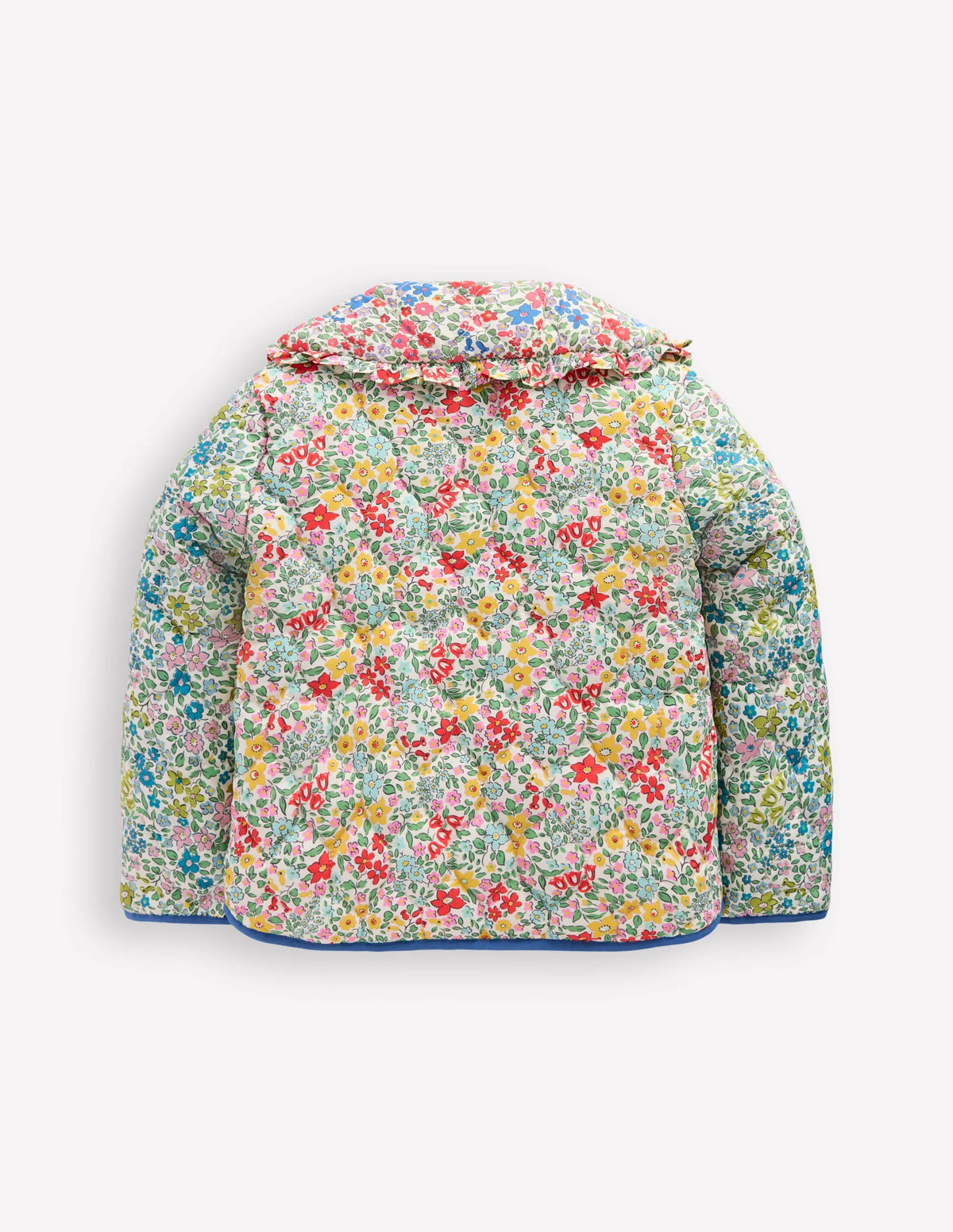 Quilted Collared Jacket-Rose Pink Flowerbed
