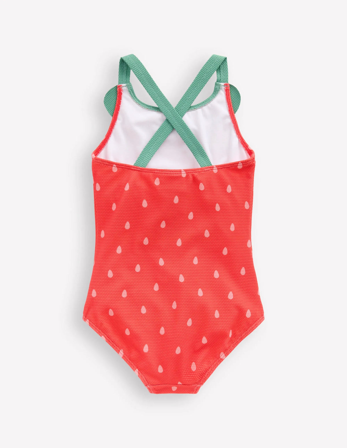Fun Cross-back Swimsuit-Strawberry