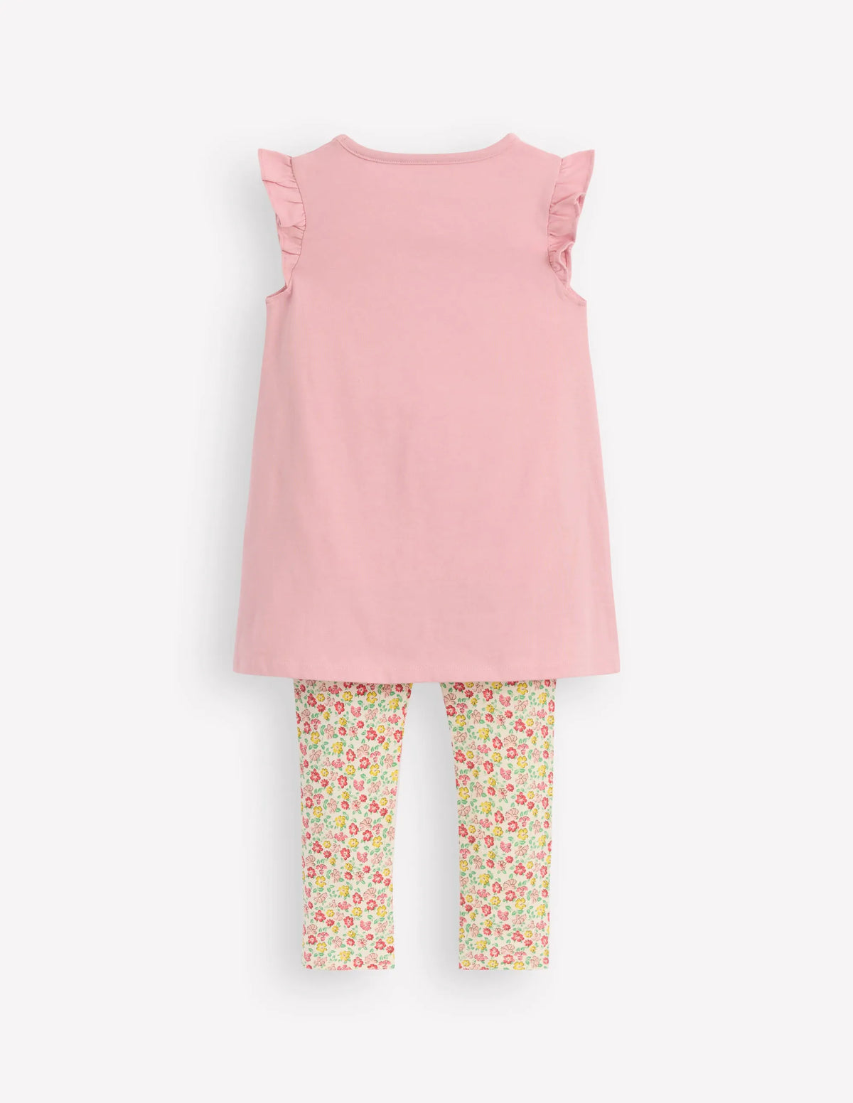 Frill Sleeve Tunic Set-Vintage Pink Fairies