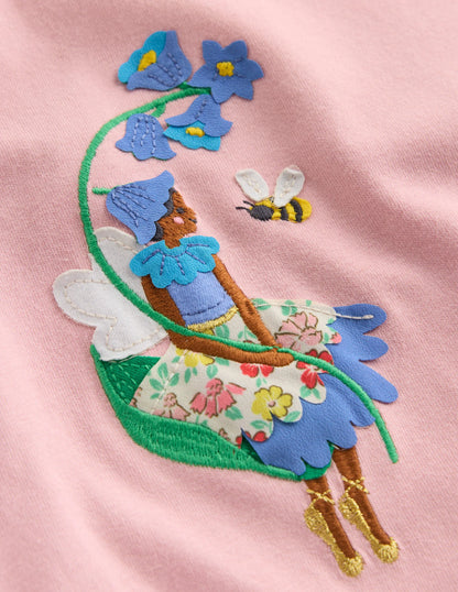 Frill Sleeve Tunic Set-Vintage Pink Fairies