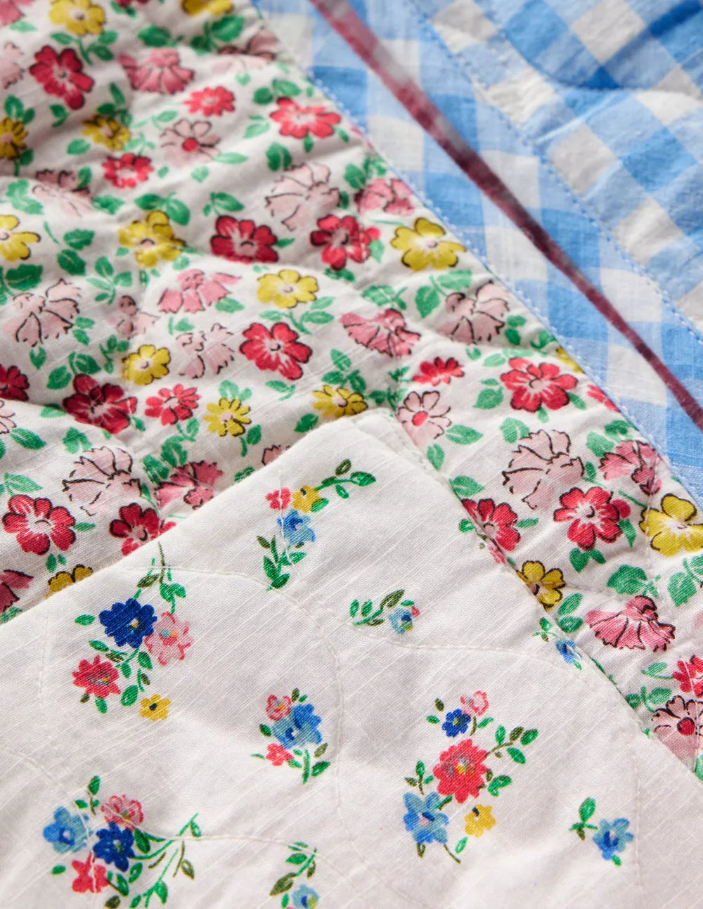 Aurore Reversible Jacket-Patchwork Floral