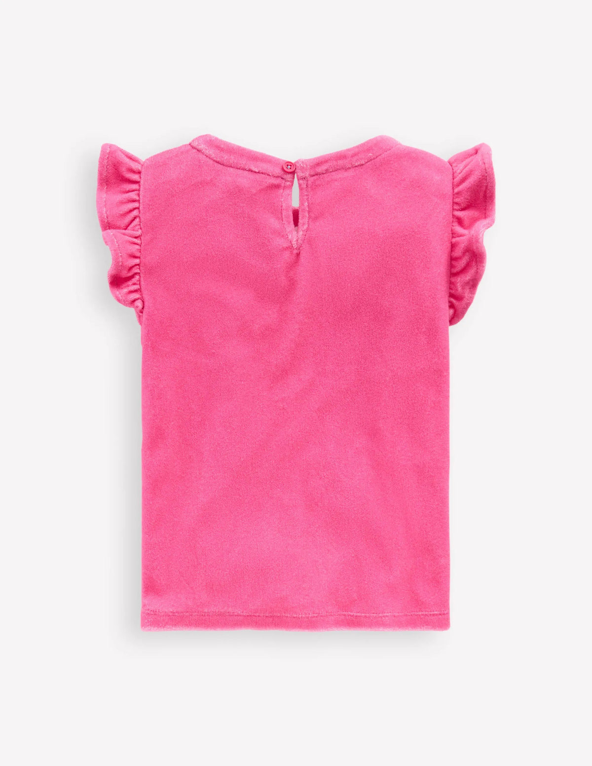 Relaxed Towelling Top-Sorbet Pink