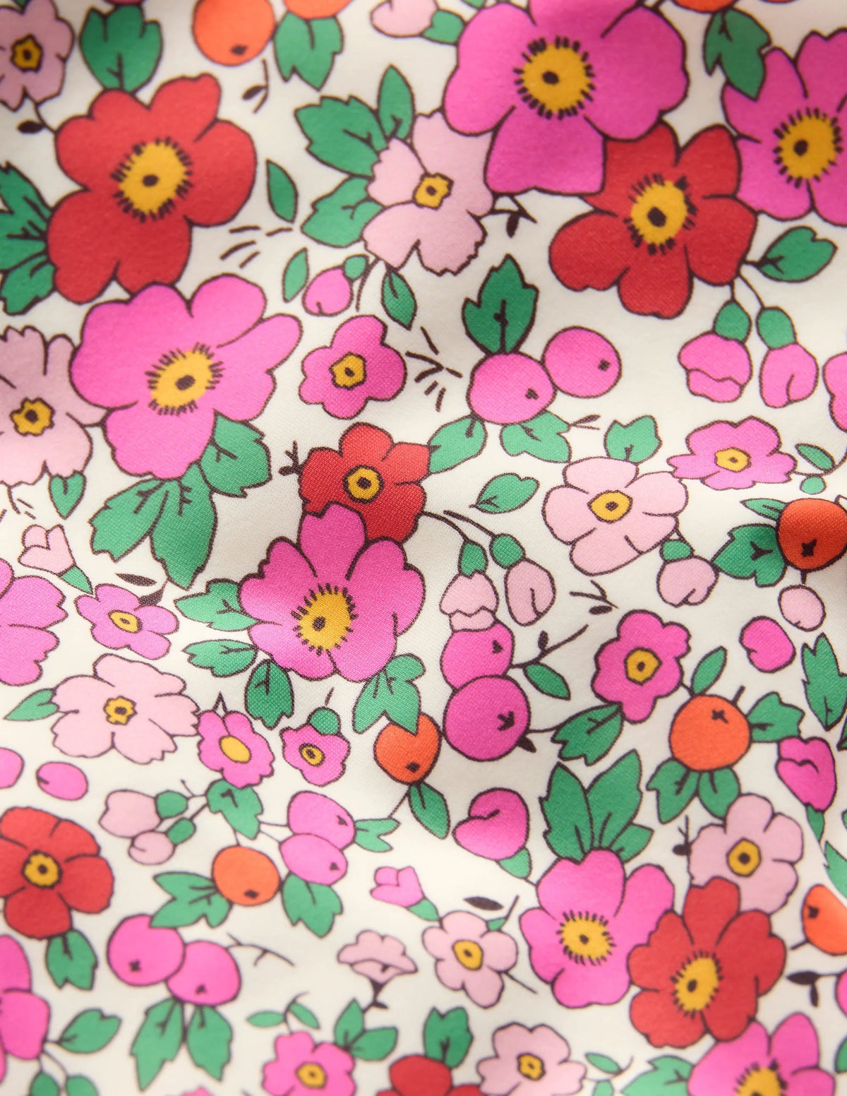 Cross-back Tankini Top-Pink Apple Blossom Floral