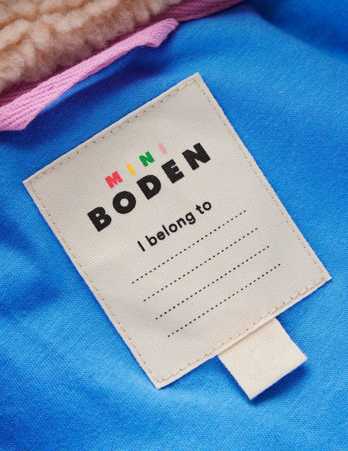 Quilted Borg Mix Jacket-Multi Colourblock