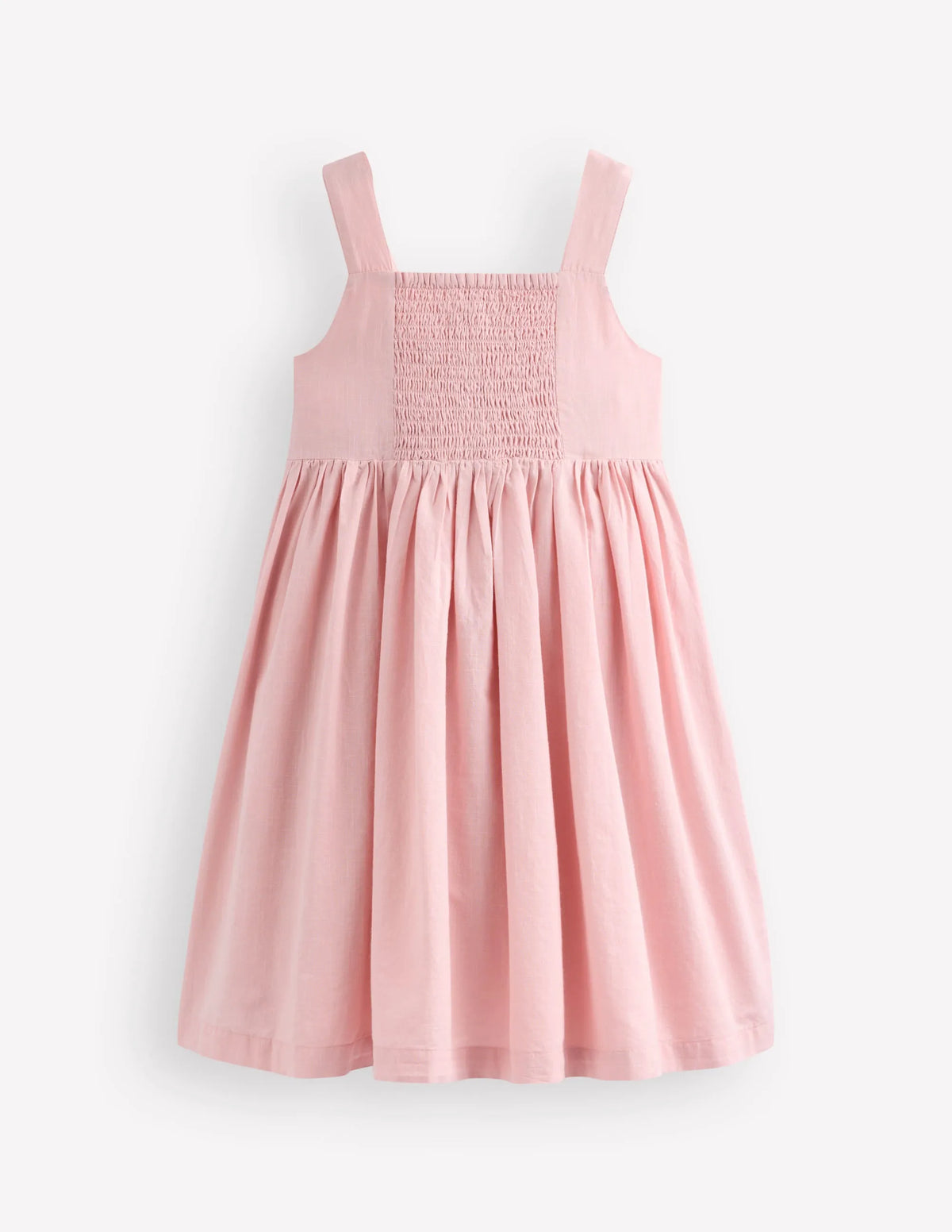 Remy Button Through Dress-Chalk Pink Boucle Fruit